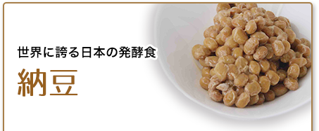 世界に誇る日本の発酵食　納豆