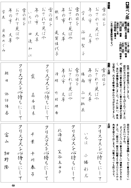 ペンの光 筆ペン部の作品